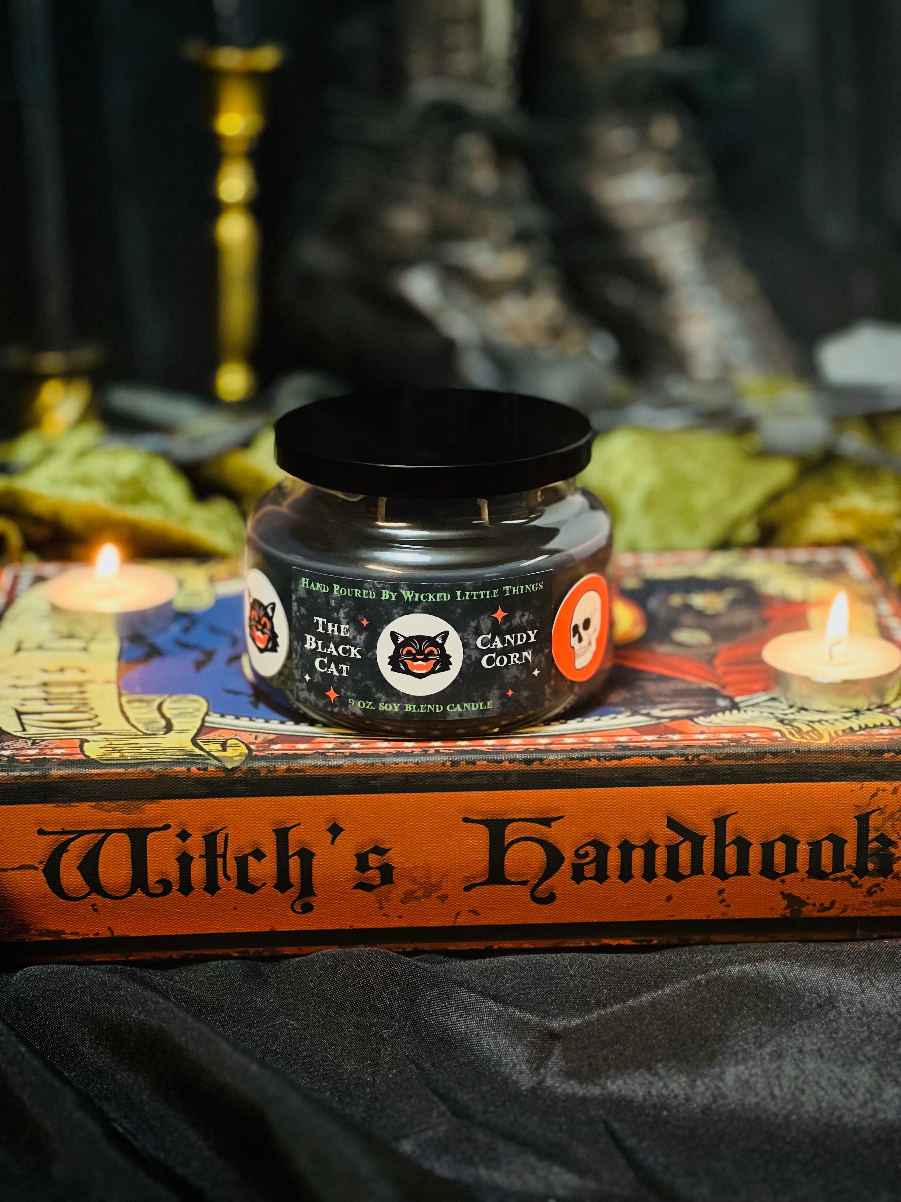 The Black Cat - Candy Corn Double Cotton Wick Candle