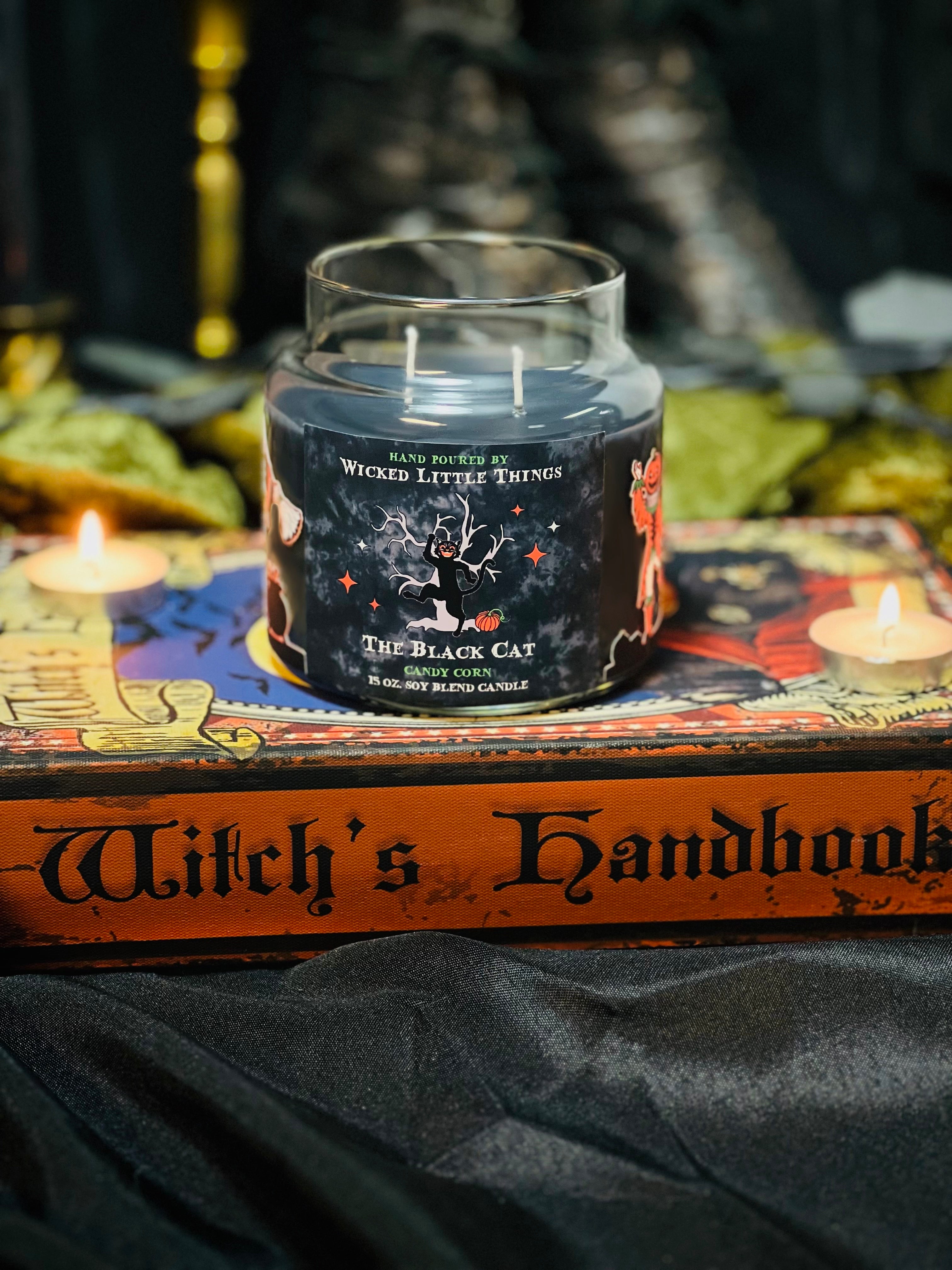 The Black Cat - Candy Corn Double Cotton Wick Candle